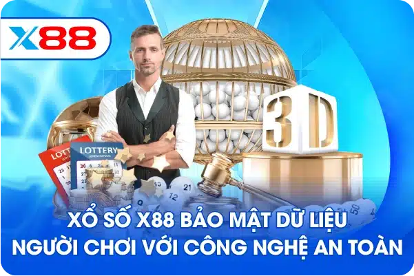 Xổ số X88 bảo mật dữ liệu người chơi với công nghệ an toàn